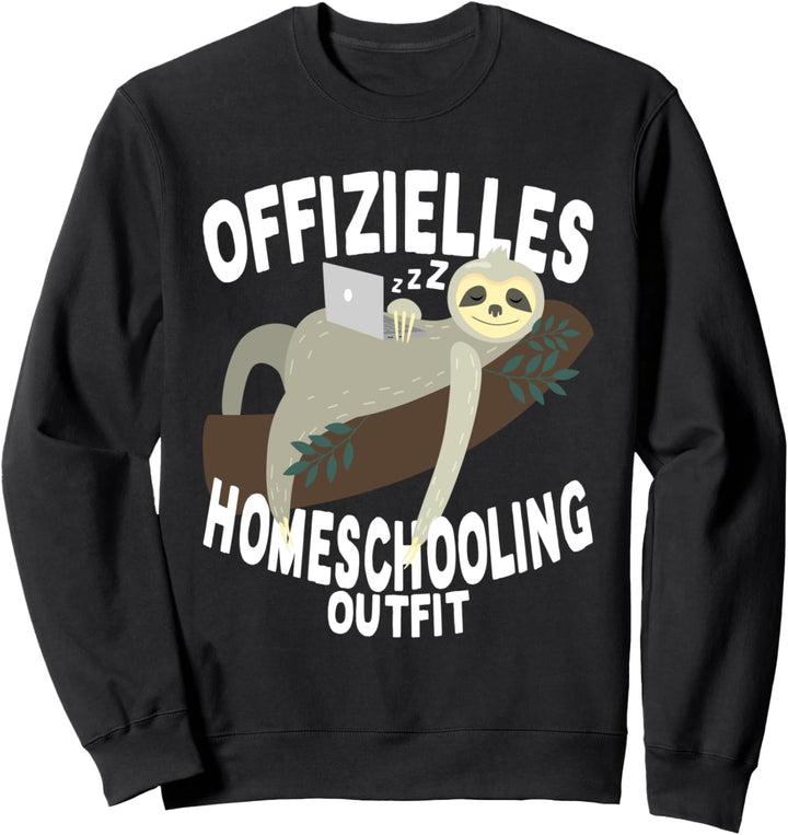 Offizielles Homeschooling Outfit Hausunterricht Home School Sweatshirt