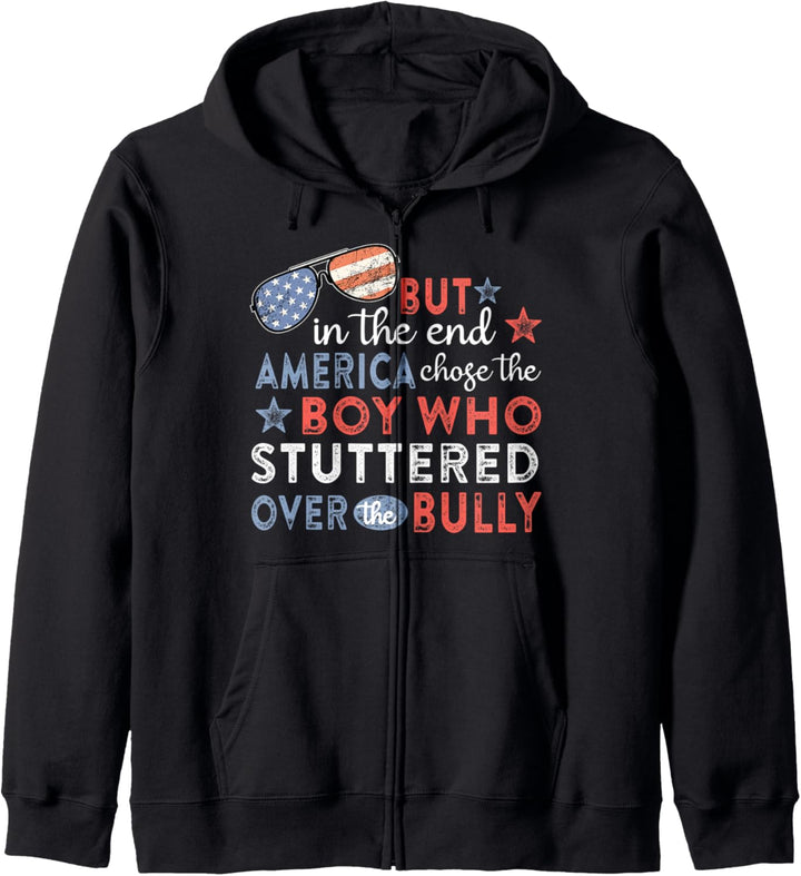 Aber am Ende entschied sich Amerika für einen Jungen, der Kapuzenjacke