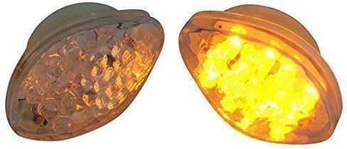 Alchemy Parts Verkleidung Einbau für E-Geprüft LED Bernstein Blinker für Motorrad