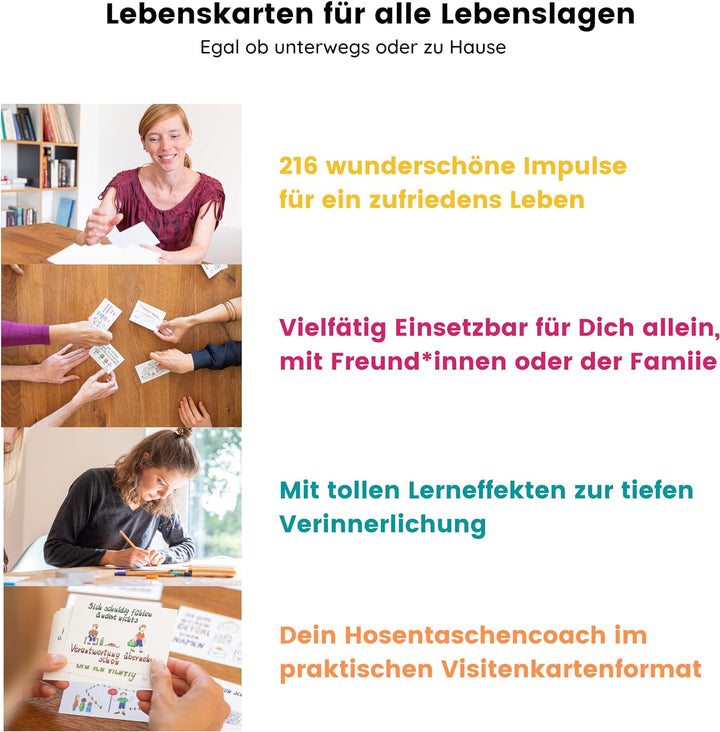 Lebenskarten Serien 1,2 und 3 im Gesamtpaket (216 Karten im Visitenkartenformat)
