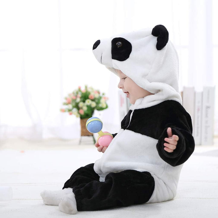COOKY.D Unisex Winter Hooded Romper Jumpsuit 2-36 Months 6-12 Monate panda, 6-12 Monate panda