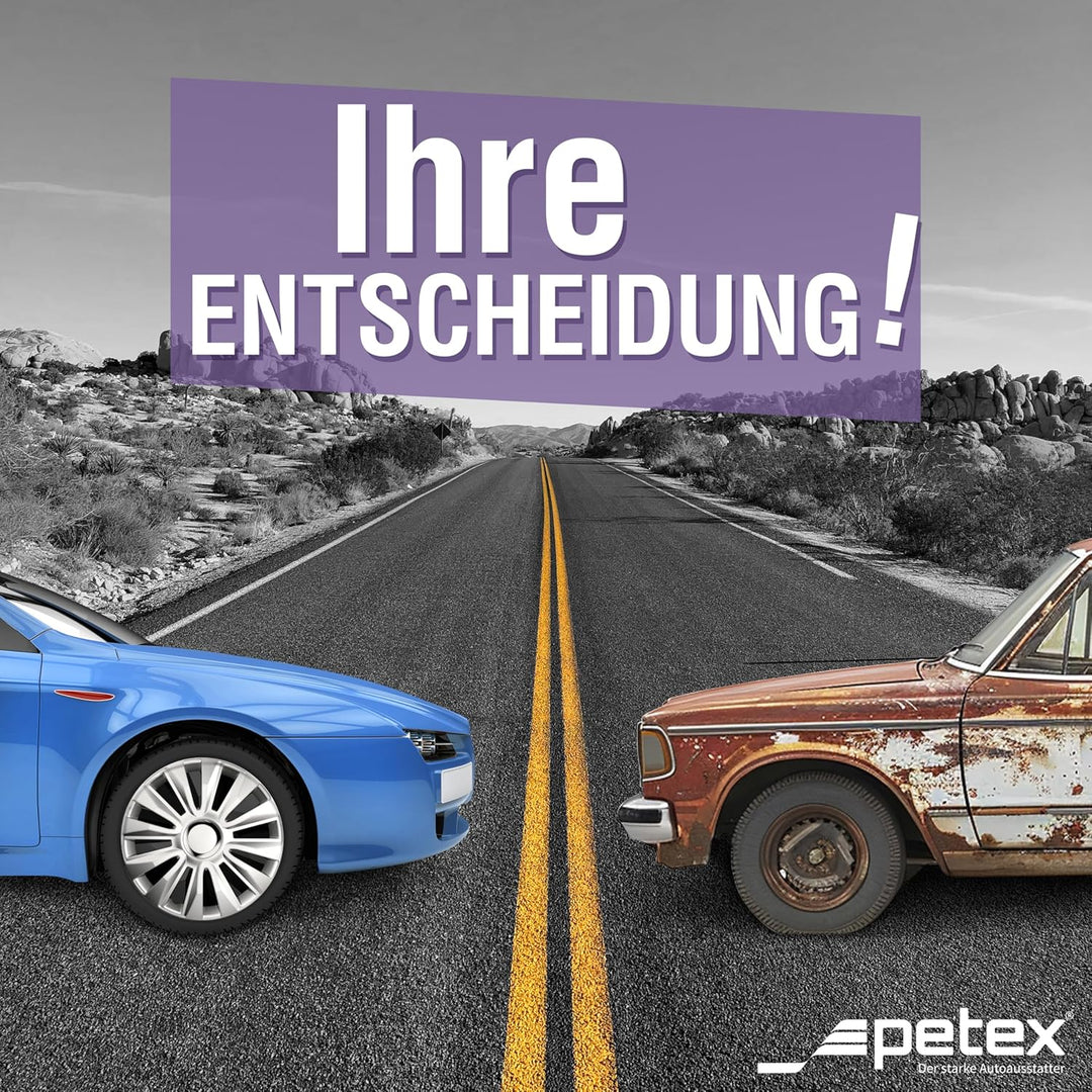 Petex RB539315 Radzierblende Avalon Pro Grösse 15 Zoll 2-fach lackiert mit Chromring Material: ABS i