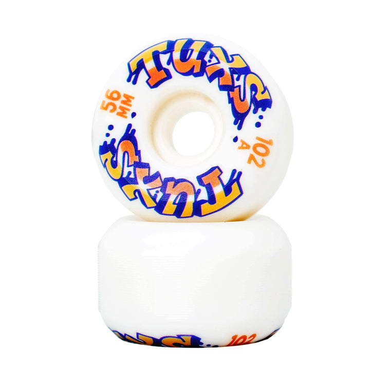 TUXS Skateboard Rollen 56mm 102A Härte Pro Side Cut SHR Premium Kugellager Wheels Wheels Räder für S