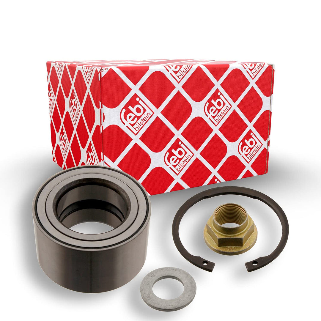 febi bilstein 29521 Radlagersatz mit Achsmutter, Sicherungsring und Unterlegscheibe , 1 Stück