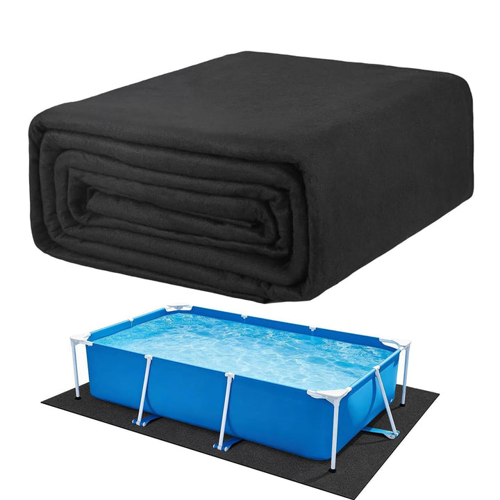 Pool Ground Cloth Mat, Ground Pool Liner Pad, Thickened Square Heavy Duty Puncture Protection, Pools