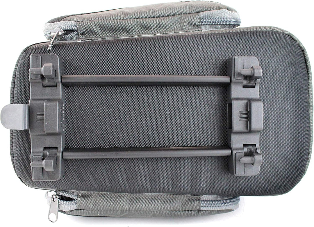 Racktime Unisex – Erwachsene Talis plus Gepäckträgertasche, schwarz, 1size Single, Single