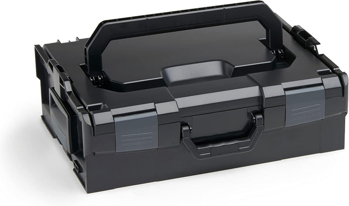 L-BOXX® 136 Bosch Sortimo schwarz leer BSS Werkzeugkoffer Transportbox black, Schwarz