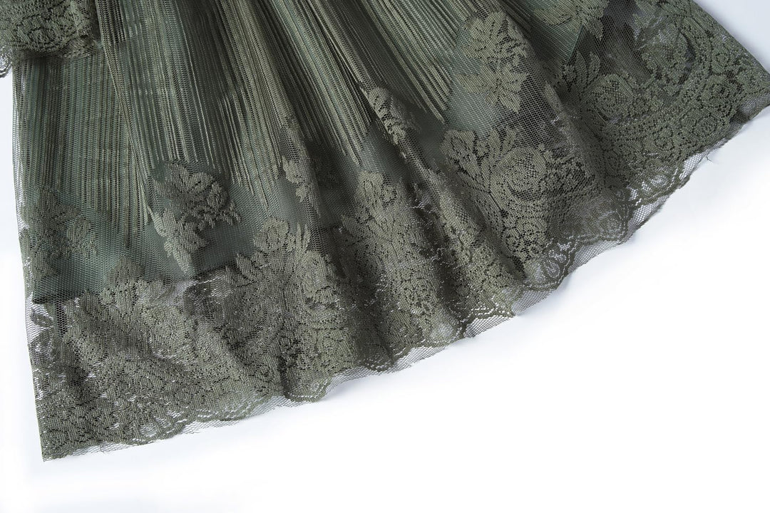 BONNY BILLY Mädchen Kleider Vintage Spitze Tüll Festlich Hochzeit Lang Abendkleid Ballkleid Partykle