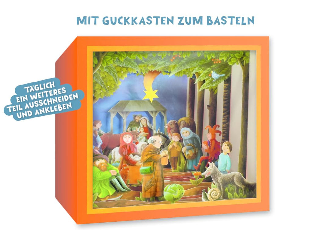 Der weite Weg nach Bethlehem. Ein Adventskalender zum Basteln und Vorlesen: Ein Guckkasten-Adventska