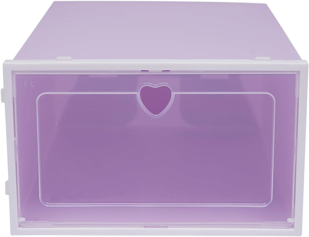 Schuhkarton 20er Set – Schuhbox Klappdeckel mit transparentem Fenster, stapelbar für 23×33×14 cm Sne