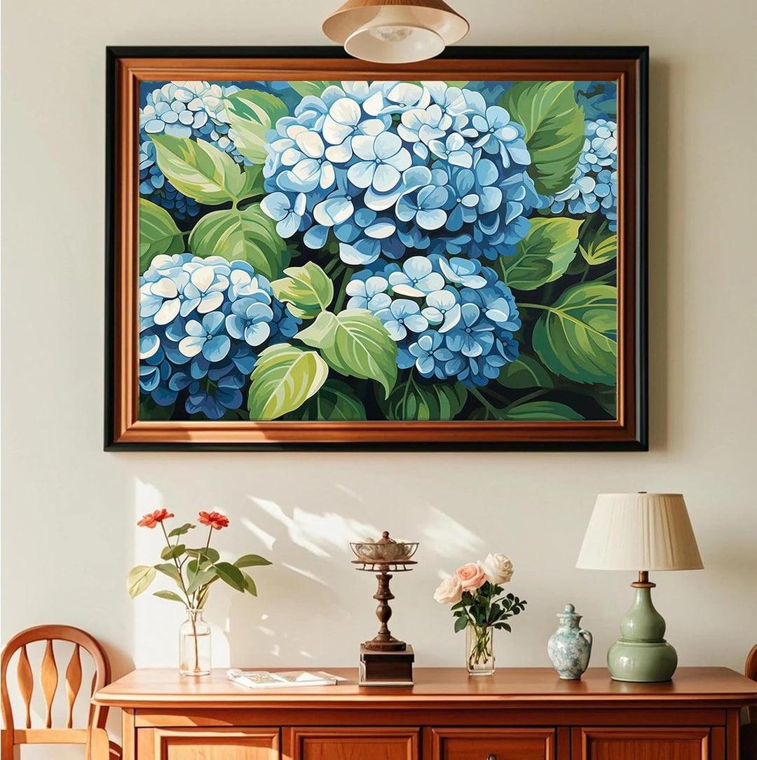 JATOK 3 Stück Malen Nach Zahlen Erwachsene, DIY Blumen Gemälde für Anfänger, Handgemalt Ölgemälde Le