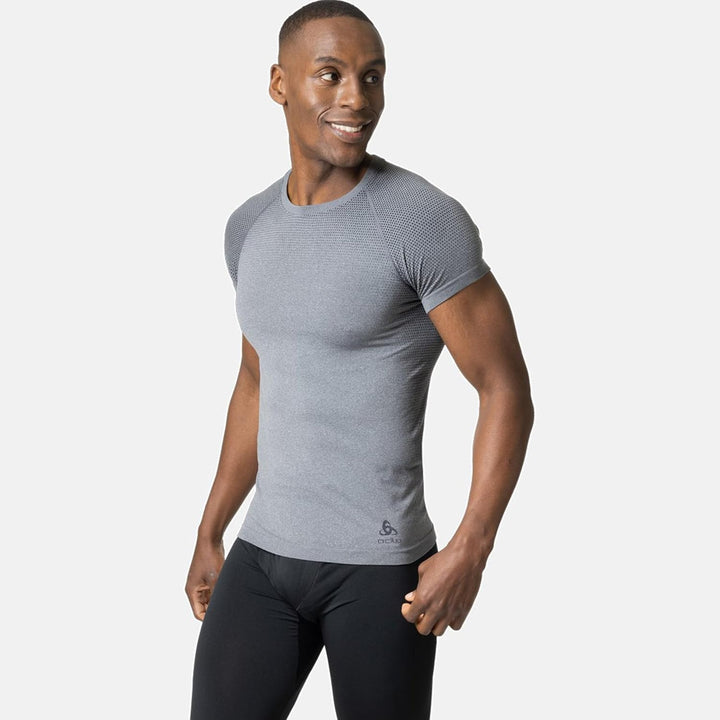 Odlo Herren Funktionsunterwäsche Performance Light ECO XXL Grey Melange, XXL Grey Melange