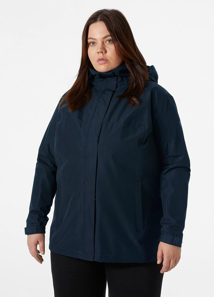 Helly Hansen Damen W Aden Plus Jacket Rain Jacket XXL Grosse Grössen Navy, XXL Grosse Grössen Navy