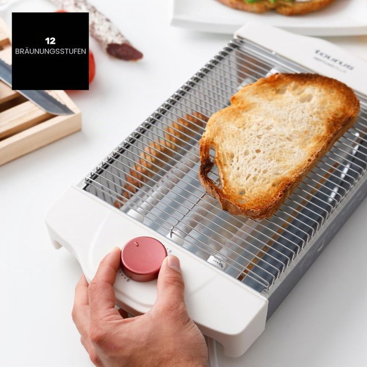 Taurus My Toast Toaster | Mit langem und extra breitem Schlitz | Kunststoff | Mehrfarbig 3 flache Wi