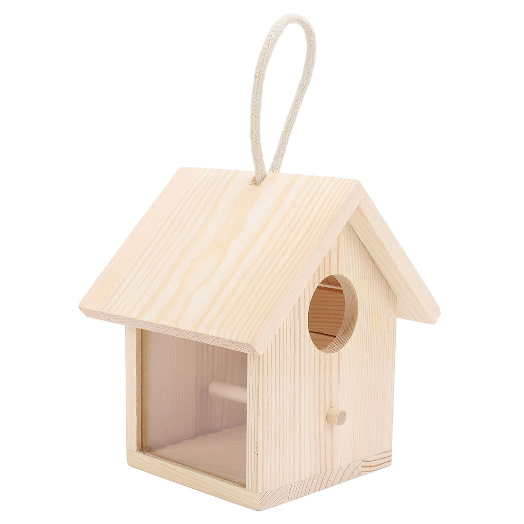 Vogelhaus, Transparentes Acrylfenster, Outdoor-Vogelhaus, Warmes und Bequemes Vogelnest, Vögel Ruhen