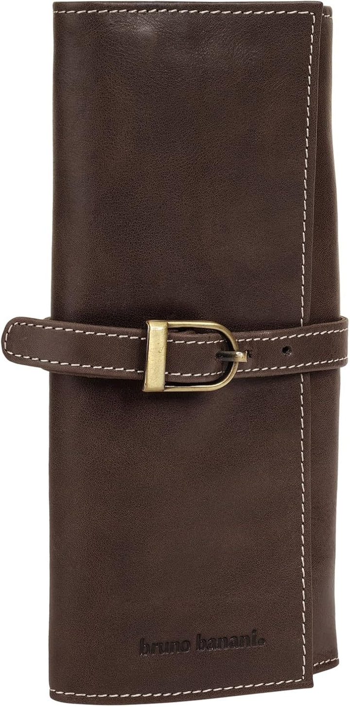 bruno banani Schmuckrolle Echt Leder Damen - 021908 Braun, Braun