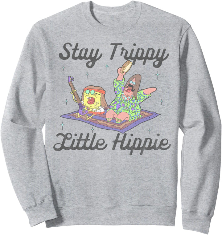 SpongeBob Schwammkopf Bleib Seltsam Hippie Sweatshirt