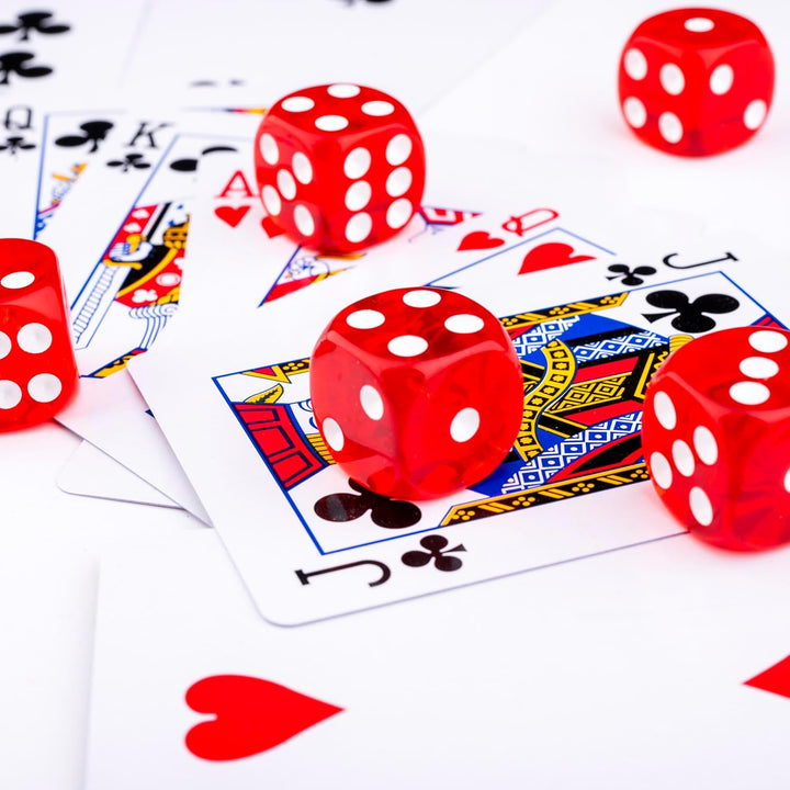 Engelhart - 320950 – Poker-Set – Koffer aus schwarzem Metall – 300 Chips 14 g ohne Nummer + 2 Karten