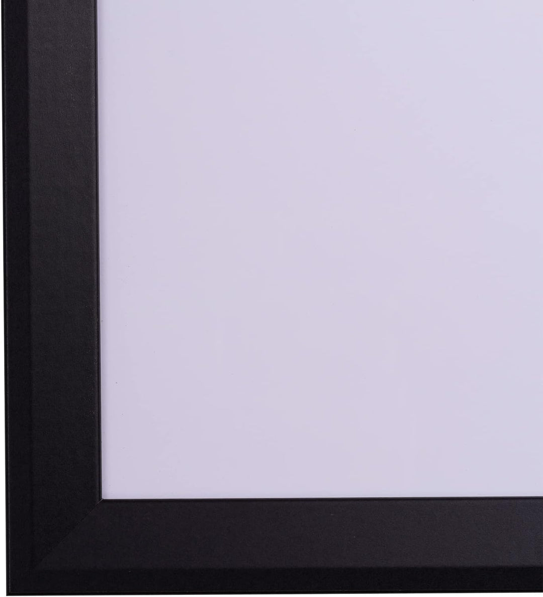 Rahmendesign24 Bilderrahmen Rio 60x90 Schwarz (matt) Fotorahmen, Wechselrahmen, Posterrahmen, Puzzle