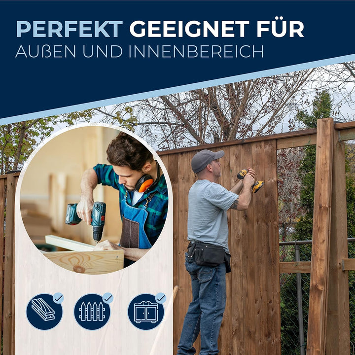 Schrauben Torx Edelstahlschrauben 6x70 Edelstahl V2A rostfrei Spanplattenschrauben für Holz Teilgewi