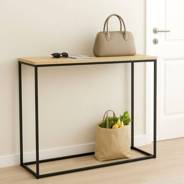 DanDiBo Konsolentisch Schmal Metall Modern 100x80x30 cm Sideboard Beistelltisch 96636 Ablagetisch Fl