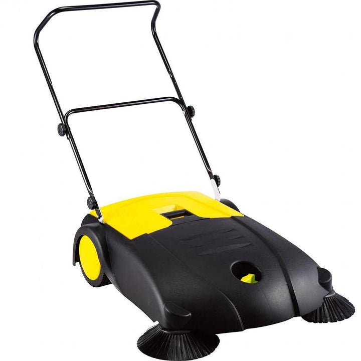 Syntrox Germany Kehrmaschine mit 2 Kehrbürsten 80 cm
