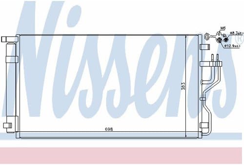 Nissens 940208 Kondensator, Klimaanlage