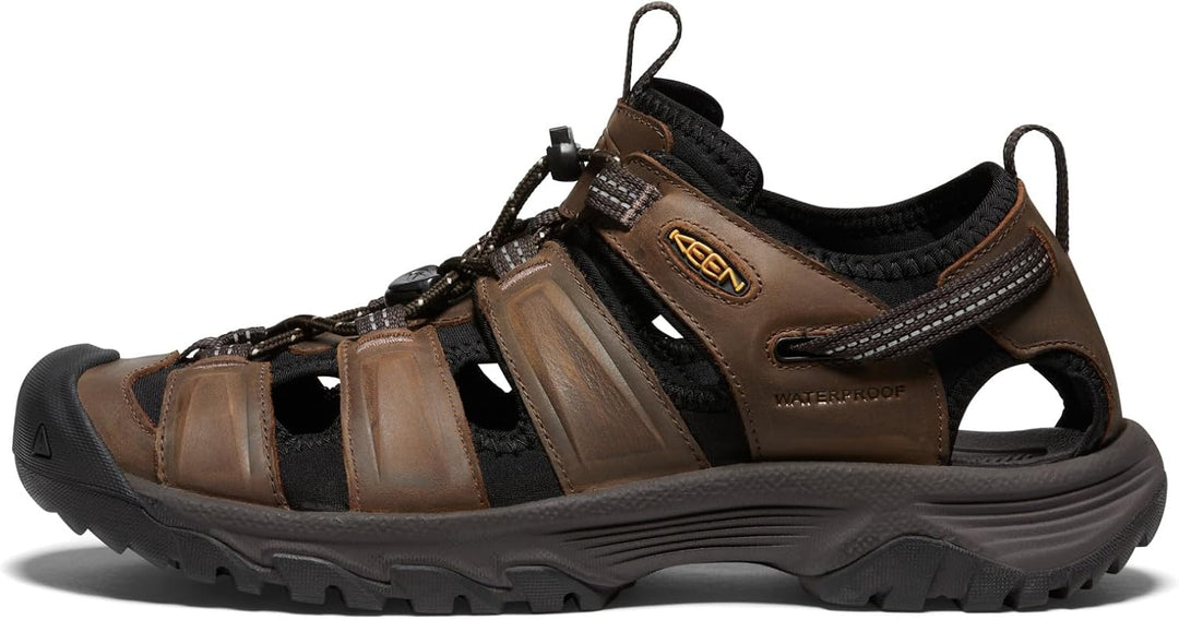 KEEN Unisex Men's-Targhee 3 Closed Toe Hiking Sport-Sandalen, Bison Mulch