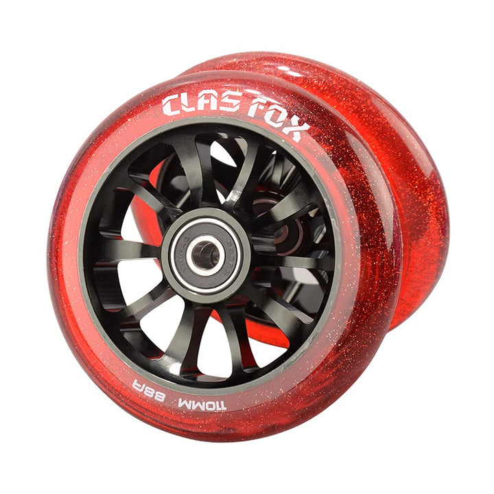CLAS FOX Pro Stunt Scooter Rollen Roller Räder 110mm Ein Paar mit ABEC-9 Kugellager CNC Metallker (2