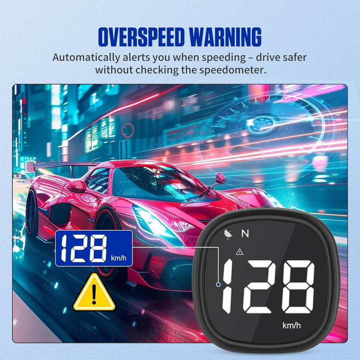 MR CARTOOL M30 Tacho GPS Geschwindigkeitsmesser Digital Neigungsmesser Auto Offroad mit Geschwindigk