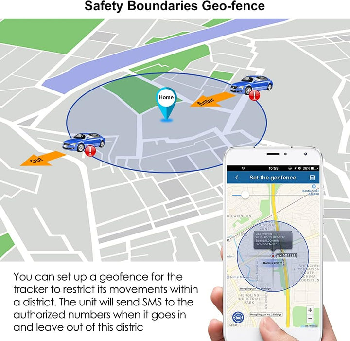 Winnes 4G GPS Tracker 20000 mAh, extrem Lange Standby-Zeit, GPS Tracker Auto zur Echtzeitpositionier