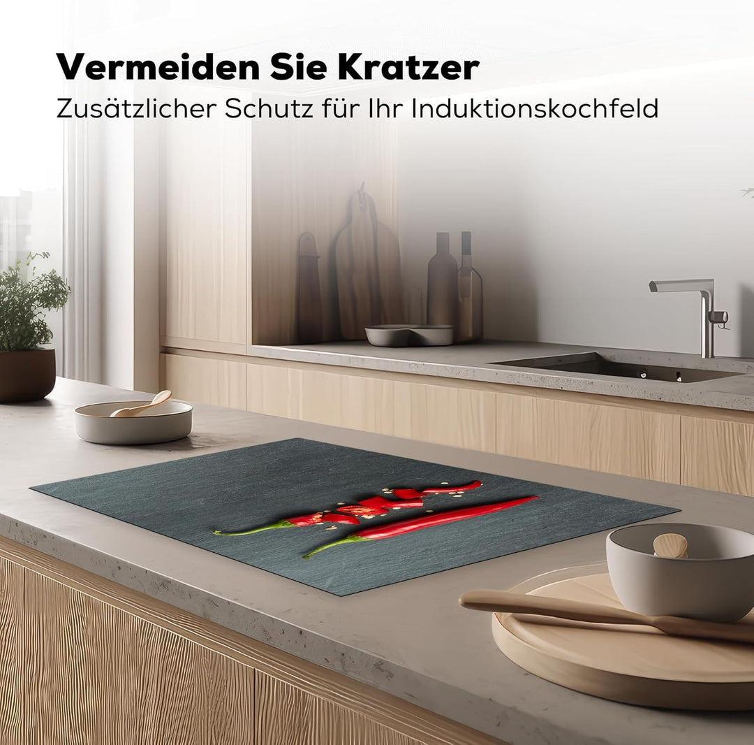 KitchenYeah© Herdabdeckplatte Einteilig Induktionsmatte Küche Abdeckung Ceranfeld Herd Abdeckplatte