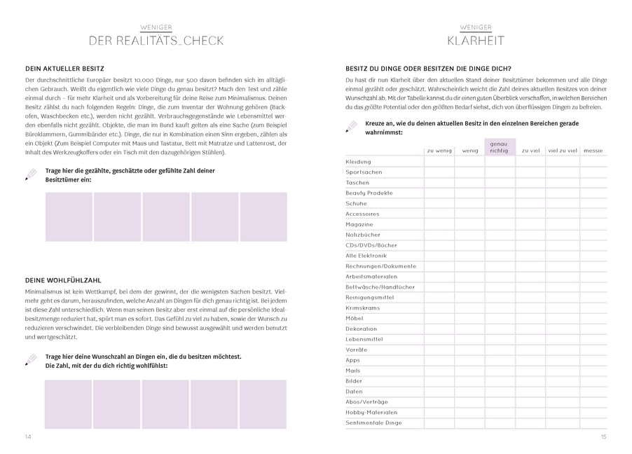 Einfach leben – Der Praxis-Coach: Mit Minimalismus den Alltag organisieren. Praxisbuch zum Guide für