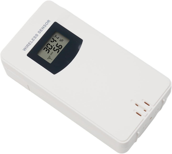 Kabelloser Fernsensor für FanJu 3378 Wetterstation, kabelloser Aussensensor Innensender, 60 Meter Üb