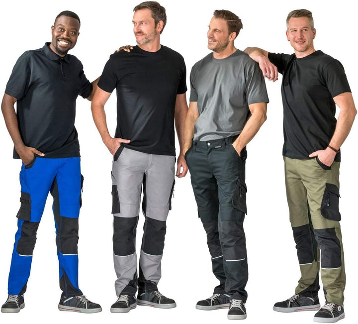 Planam Herren Cargo Norit Herren Bundhose 29 Grün/Schwarz, 29 Grün/Schwarz