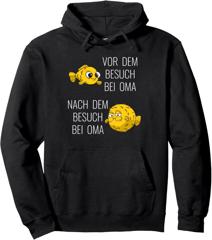 Lustiges Oma Beste Köchin Fisch Geschenk Pullover Hoodie