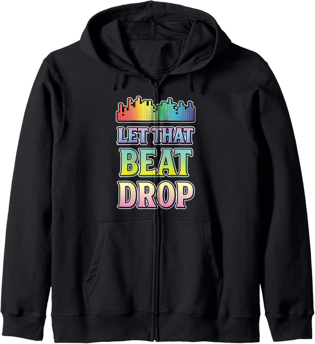 Let That Beat Drop DJ Disc Jockey Funny Kapuzenjacke