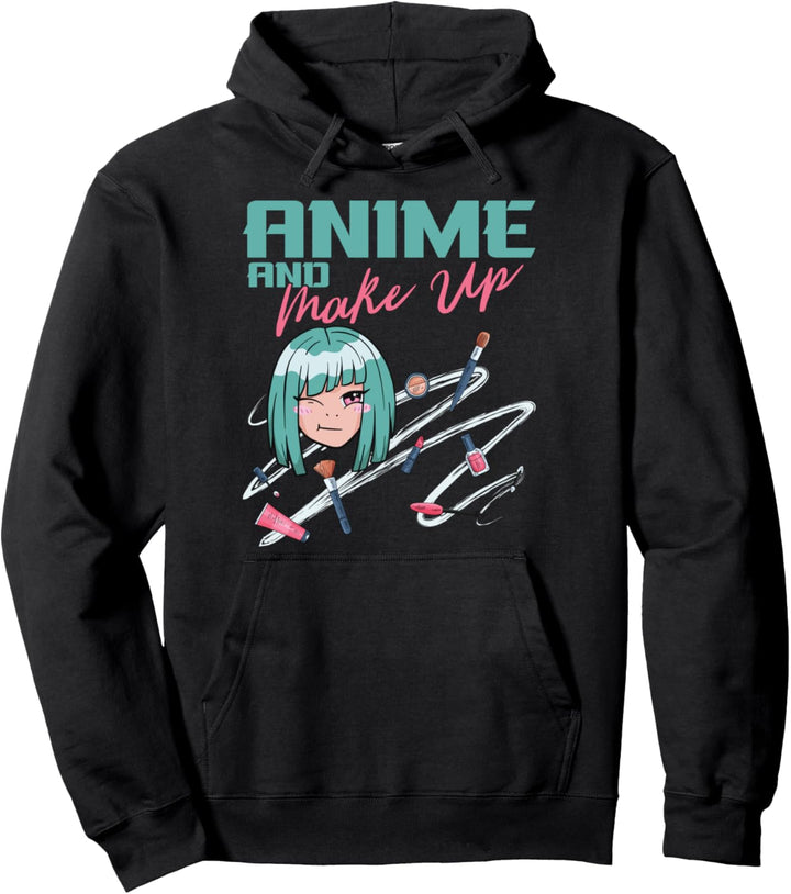 Anime und Schmink Otaku Schminkkünstler Japanischer Anime Pullover Hoodie
