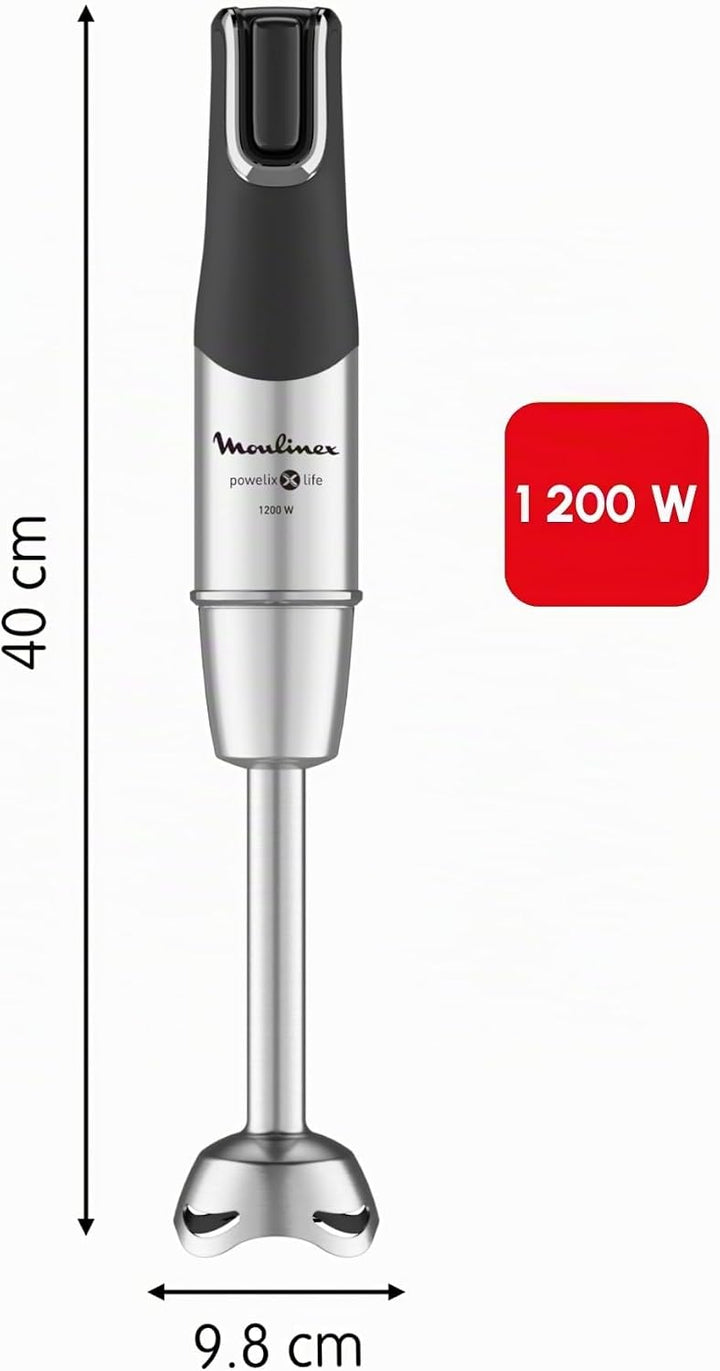 Moulinex Infinyforce Pro Standmixer 1200W, Hochleistungsklingen, schnelle Ergebnisse, ergonomische G