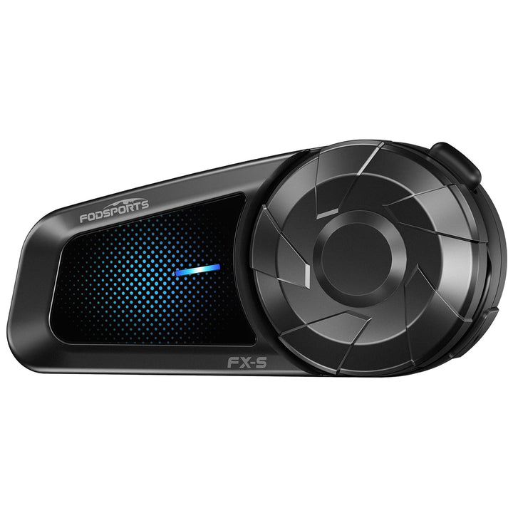 Fodsports FX-S Motorrad Headset Bluetooth 5.4, Helm Kommunikationssystem für 2 Personen, Dreifache G