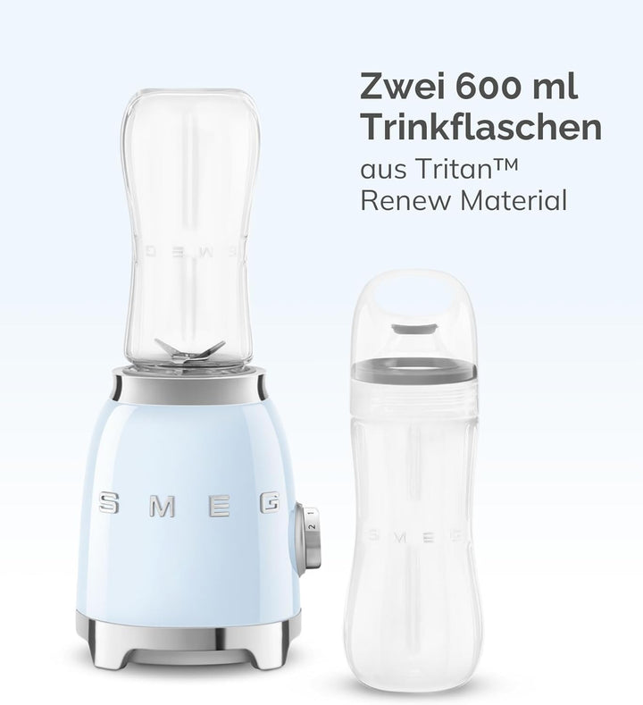 SMEG - Mini Liquidificadora Anni50, Creme PBF01CREU, Creme