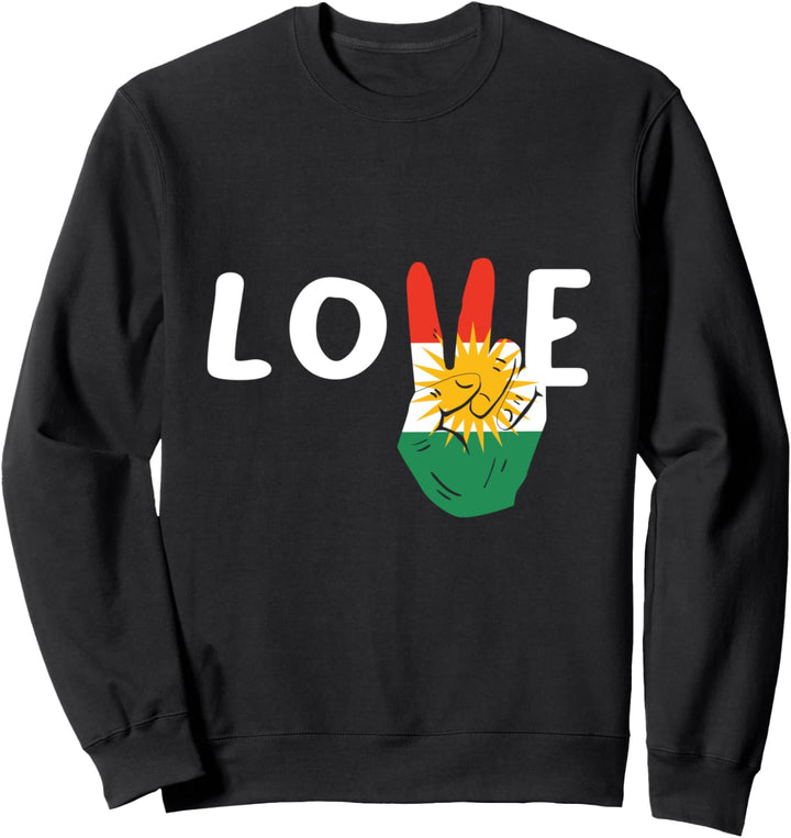 Kurdistan Kurdische Flagge Kurden I Love Kurdistan Sweatshirt