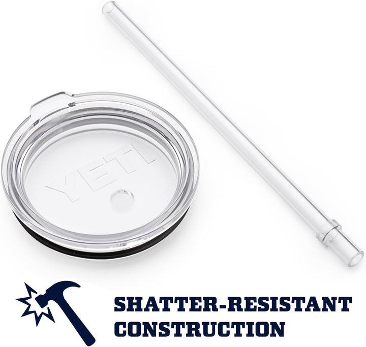 YETI 21071010014 Rambler Strohhalm-Deckel, transparent, 567 g 0,5 kg, 0,5 kg