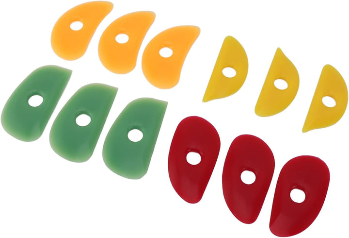 Mudtool, Tonwerkzeuge, 12 Stück, Keramik-Gummi-Ton-Keramikrippen, Silikon-Bildhauerwerkzeuge, Weiche