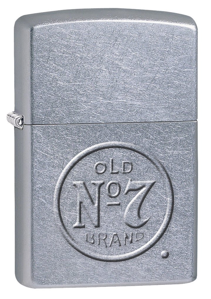 Zippo Jack Daniels-Street Chrome-Spring 2017 Feuerzeug, Silber, 5.8 x 3.8 x 2 cm