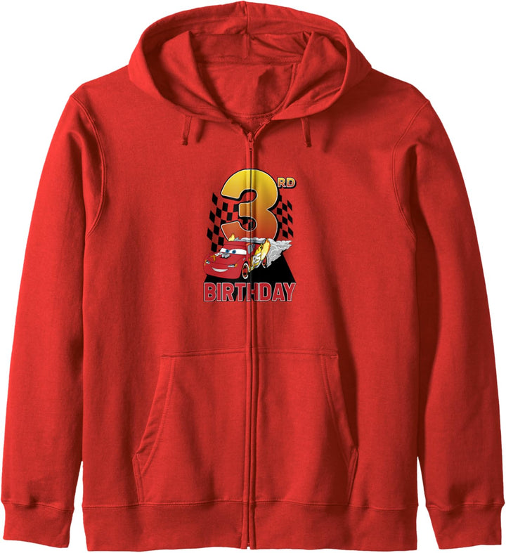 Disney Pixar Cars Lightning McQueen 3rd Birthday Peel Out Kapuzenjacke