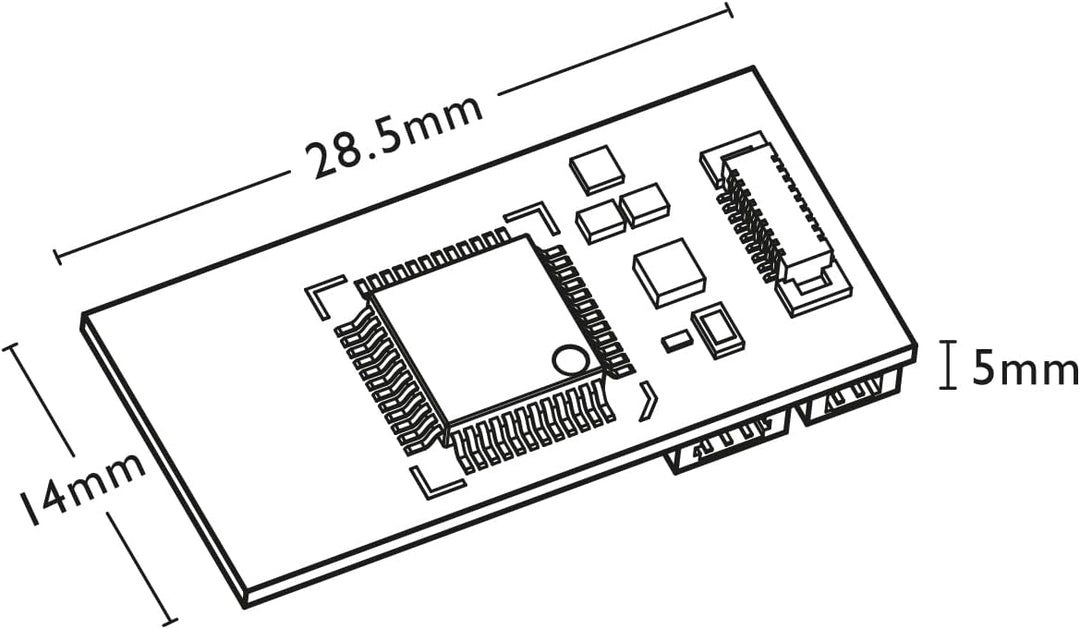Hornby HM7000-N18TXS: Bluetooth® &amp; DCC Sound Decoder (Next18-polig)