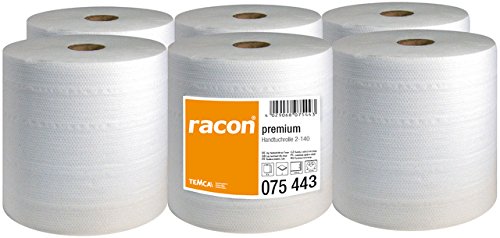 Profix Papierhandtücherrolle 2-lagig, weiss, 140 m