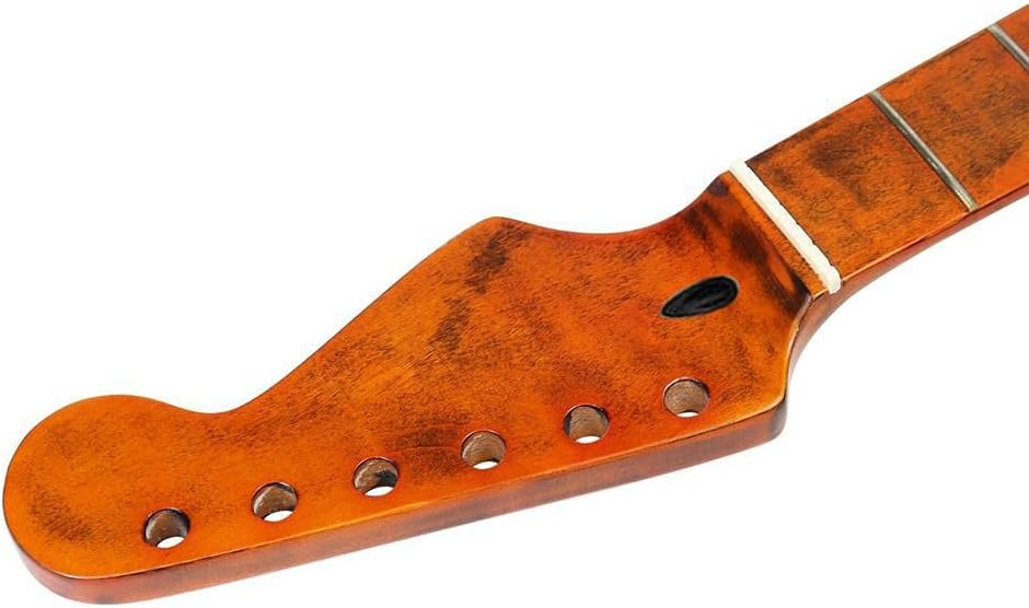 BTSEURY 22 Bünde E-Gitarre Hals Ahorn Gitarre Hals Griffbrett kompatibel für ST E-Gitarre
