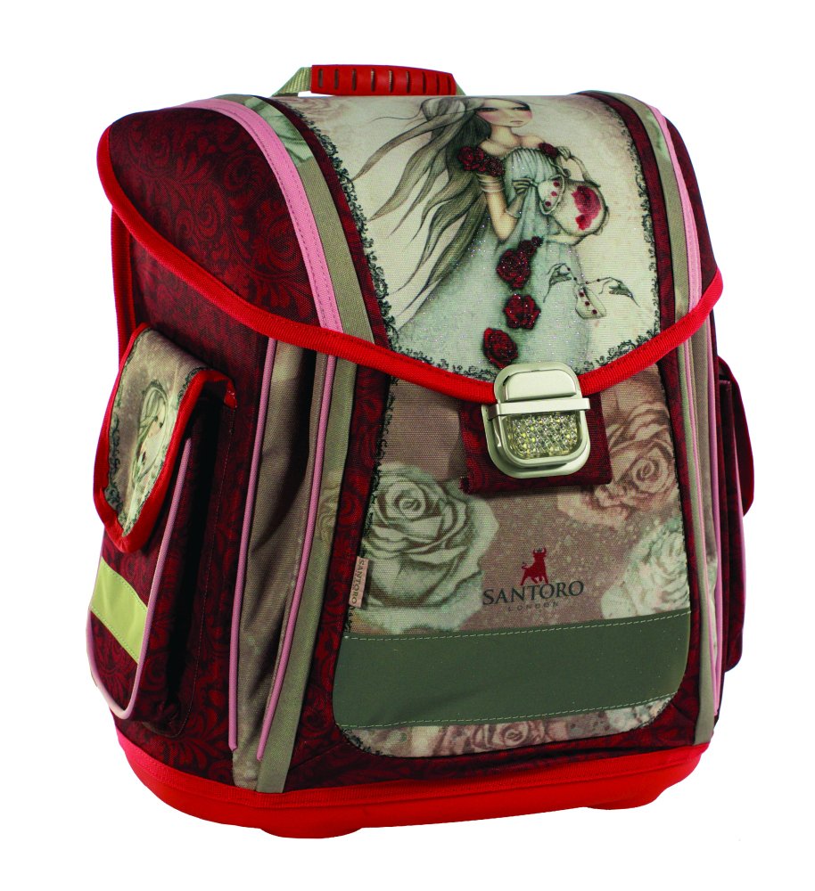 MIRABELLE Ergo Schulranzen, 38 cm, Red